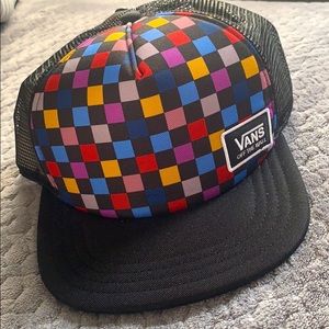 Vans Trucker Hat Multi Checkerboard